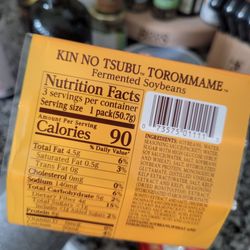 Asian Mini Mart - Menifee's Asian Market - Kin No Tsubu Torommame perfect pair with seaweed salad.