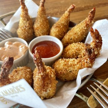 Camarões Potiguar - Stuffed breaded shrimp--delicious! - Seafood Near Me - Natal, RN