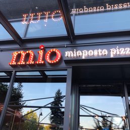Exterior outside entrance of Mioposto - Dinner - Mercer Island, Washington Exterior outside entrance of Mioposto - Dinner - Mercer Island, Washington