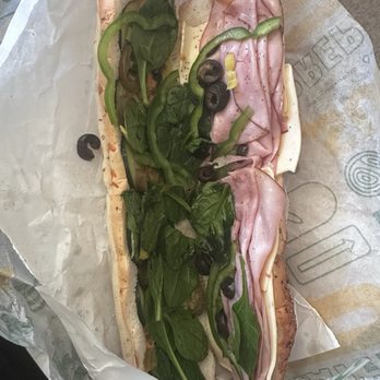 Subway - Foot long Black Forest Ham on Italian herb bread - Fast Food Near Me - Davis, California