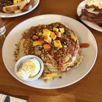 Shorehouse Kitchen - Mango pancakes - Coffee & Tea Near Me - La Jolla, California Shorehouse Kitchen - Mango pancakes - Coffee & Tea Near Me - La Jolla, California