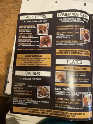 Menu photo 4 Harold's Restaurant Gaffney, SC