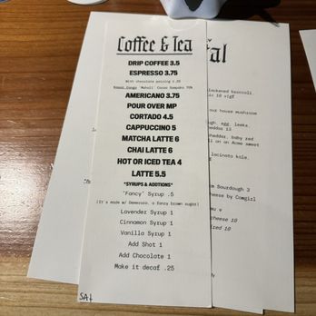 Immortal Cafe & Supply - Drink menu - Cafes Near Me - Sacramento, California Immortal Cafe & Supply - Drink menu - Cafes Near Me - Sacramento, California