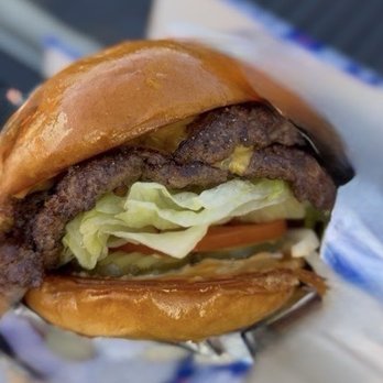 Yelp Elite Experience: StormBurger- Long Beach - Classic cheeseburger with lettuce, pickles, onions, tomatoes, and special sauce on a brioche bun - Yelp Events Near Me - Long Beach, California