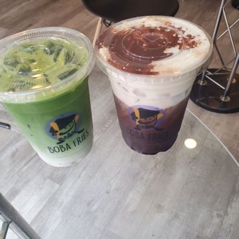 Boba Fries - The wakeup matcha and chocolate mousse - Bubble Tea Near Me - Elmhurst, New York Boba Fries - The wakeup matcha and chocolate mousse - Bubble Tea Near Me - Elmhurst, New York