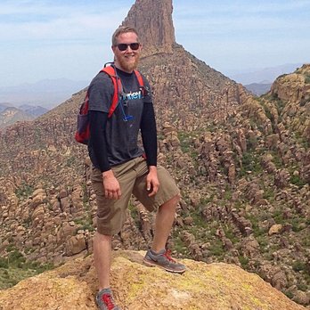Peralta Trails - At the top with weavers needle behind me. - Hiking Near Me - Gold Canyon, Arizona Peralta Trails - At the top with weavers needle behind me. - Hiking Near Me - Gold Canyon, Arizona
