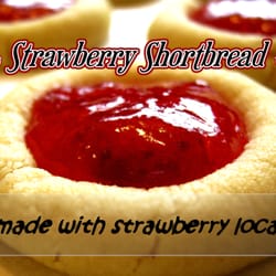 Cassie's Cookies - Strawberry Shortbread (local strawberries)!