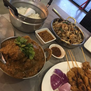 Phat Eatery - Good for two! Beef rendang, CK teow, and chicken satay skewers. We could barely finish. - Malaysian Near Me - Katy, Texas Phat Eatery - Good for two! Beef rendang, CK teow, and chicken satay skewers. We could barely finish. - Malaysian Near Me - Katy, Texas