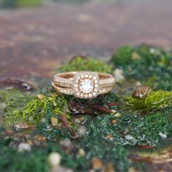 Kenz Jewelers - Diamond Wedding Set