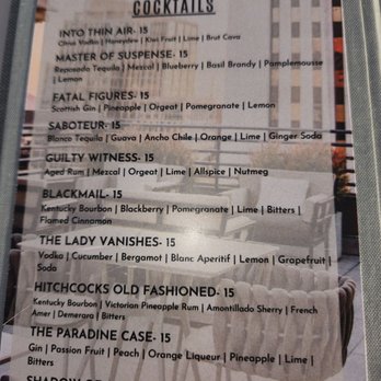 Floor 13 Rooftop Bar - Hitchcock - Cocktail Bars Near Me - Phoenix, Arizona