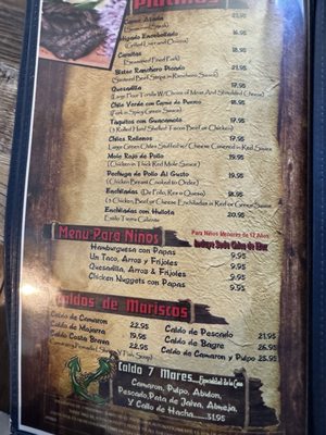 Menu photo 4 Costa Azul 17th St Santa Ana, CA