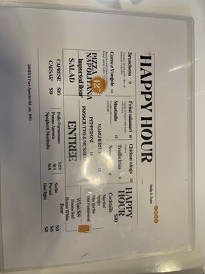 Menu photo 5 Brunello Las Vegas, NV