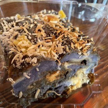 Cafe 86 - Halo halo bread pudding (ice cream packaged separately for to-go order) - Cafes Near Me - Northridge, California