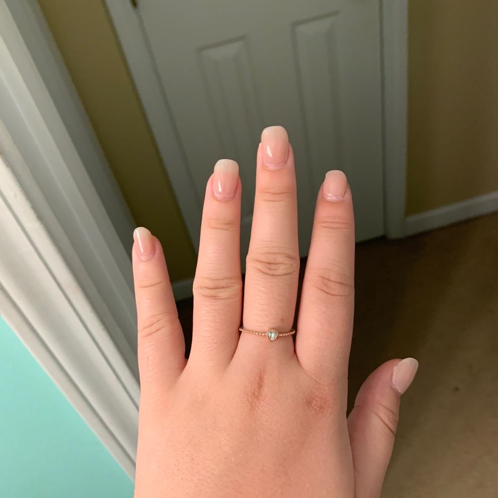 Party Nails And Spa - Almost all my nails are different shapes and my pointer finger chipped because they were done so thinly. - Nail Salons Near Me - Monroe, North Carolina