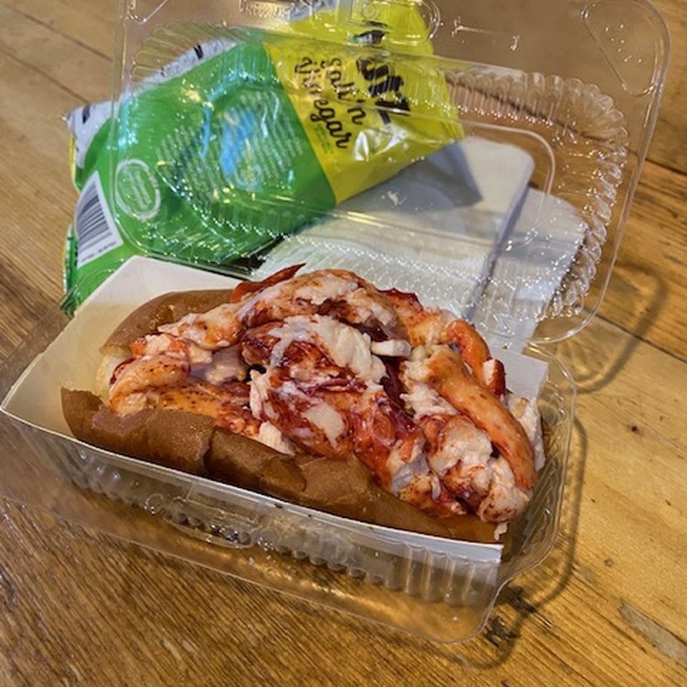 Pauli's - Classic lobster roll with a bag of UTZ chips - Sandwiches Near Me - Boston, Massachusetts Pauli's - Classic lobster roll with a bag of UTZ chips - Sandwiches Near Me - Boston, Massachusetts