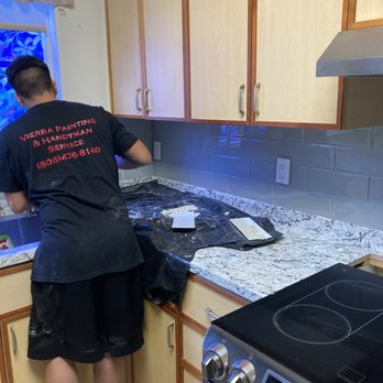 Michael's Flooring - Counter top, new sink and back splash - Flooring Near Me