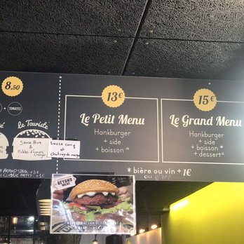 Hank Burger Paris Archives - Menu - Burgers Near Me - Paris, 75