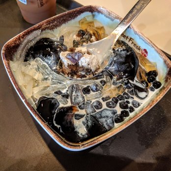 Meet Fresh - Icy grass jelly #6 with all ingredients exposed. - Desserts Near Me - Atlanta, Georgia Meet Fresh - Icy grass jelly #6 with all ingredients exposed. - Desserts Near Me - Atlanta, Georgia