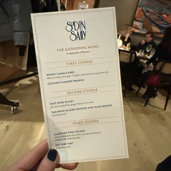 Sudden Sally - Set menu for our event - Canadian (New) Near Me - Banff, Alberta Sudden Sally - Set menu for our event - Canadian (New) Near Me - Banff, Alberta