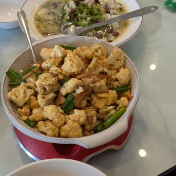 QJ Kitchen - Dry pot cauliflower - Szechuan Near Me - Lake Forest, California