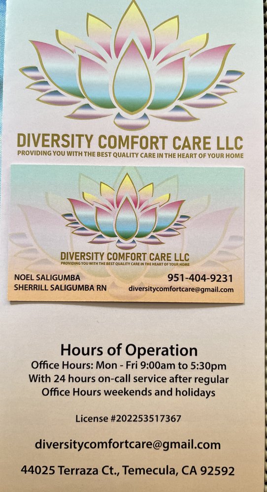 DIVERSITY COMFORT CARE Request a Quote Temecula, California Home