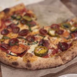 Bambolina Restaurant - Good ol' fashioned pepperoni and jalapeño!