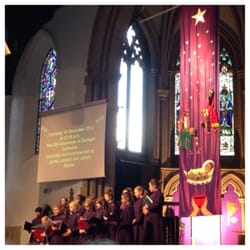 St George's Crypt - Durham cathedral girls choir at st georges crypt annual carol service