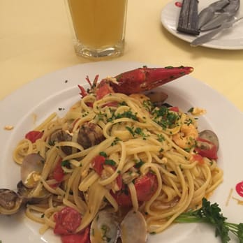 Al 91 - Linguine all'astice (here with additional seafood and gambas !!! - Pizza Near Me - Milan, Michigan