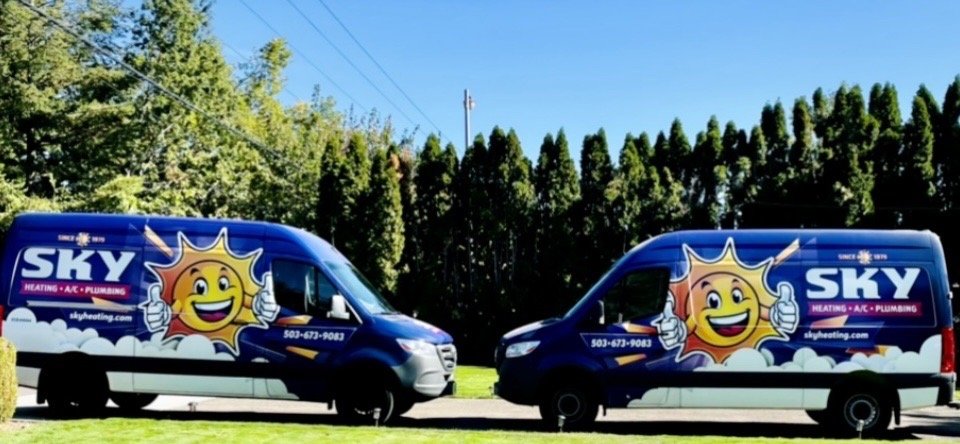 Slide of Sky Heating, AC, Plumbing & Electrical