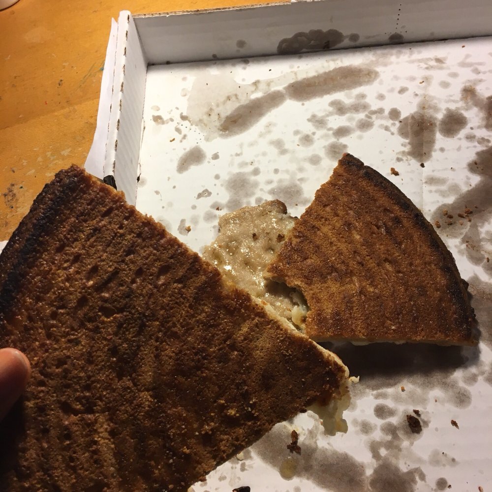 Papa Johns Pizza - Burnt, old gluten free pizza. - Pizza Near Me - Bowie, Maryland Papa Johns Pizza - Burnt, old gluten free pizza. - Pizza Near Me - Bowie, Maryland