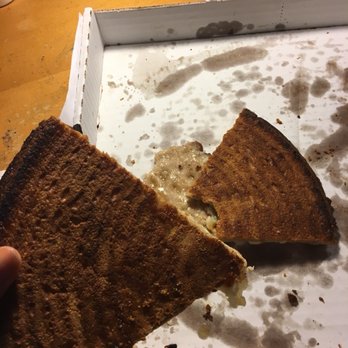 Papa Johns Pizza - Burnt, old gluten free pizza. - Pizza Near Me - Bowie, Maryland
