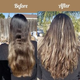 Esperanza did a great job on my haircut! My hair is looking healthy again. Esperanza did a great job on my haircut! My hair is looking healthy again.