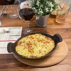 Le Tablier - Pulled pork, caramelized onion gratin
