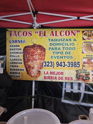 Menu photo 2 Tacos El Alcon Los Angeles, CA