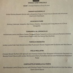 Specials for this week 6/26/25 Specials for this week 6/26/25