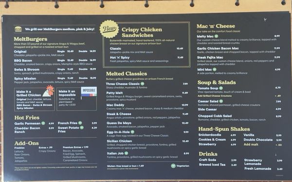 Menu photo 2 The Melt La Jolla, CA Menu photo 2 The Melt La Jolla, CA