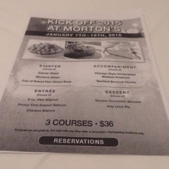 Morton's The Steakhouse - Classy black and white copy of a flyer - Steakhouses Near Me - Honolulu, Hawaii Morton's The Steakhouse - Classy black and white copy of a flyer - Steakhouses Near Me - Honolulu, Hawaii