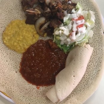 International Cafe - Lamb injera. - Ethiopian Near Me - Omaha, Nebraska