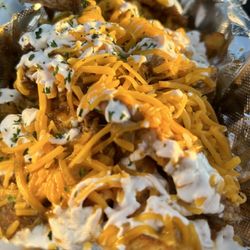 Island Vibe Grill - Loaded Jerk chicken fries