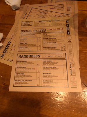 Menu photo 8 Madison Social Tallahassee, FL