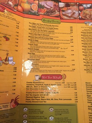Menu photo 4 Original Waffle Shop State College, PA