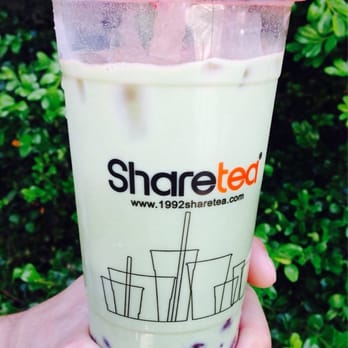 Rare Tea - Matcha red bean milk tea with half sugar and light ice. - Bubble Tea Near Me - Berkeley, California