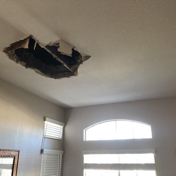 Wall Works - Caved in ceiling - Painters Near Me - Murrieta, California Wall Works - Caved in ceiling - Painters Near Me - Murrieta, California