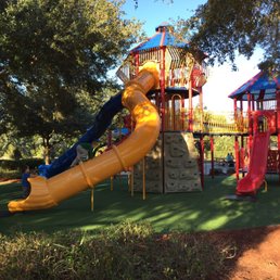 Big kids playground structure with tons of slides