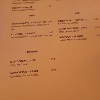 Great White - More drink menu - New American Near Me - Los Angeles, California