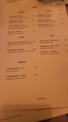 Menu photo 7 Great White Los Angeles, CA Menu photo 7 Great White Los Angeles, CA