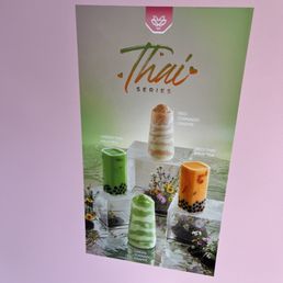 Thai series menu