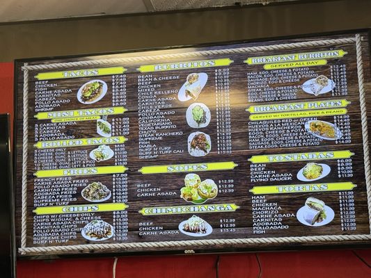 Menu photo 3 Chuy's Taco Shop San Diego, CA