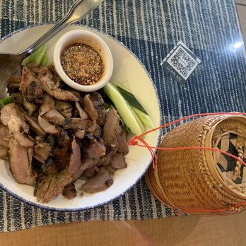 Padaek - Ping - pork shoulder & sticky rice - Thai Near Me - Falls Church, Virginia Padaek - Ping - pork shoulder & sticky rice - Thai Near Me - Falls Church, Virginia