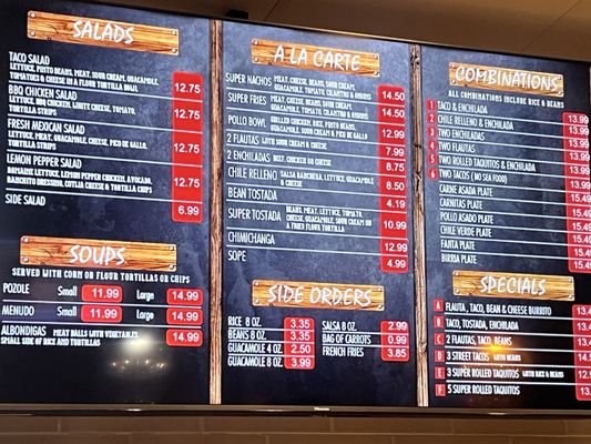 Menu photo 1 El Ranchito Taco Shop Hemet, CA